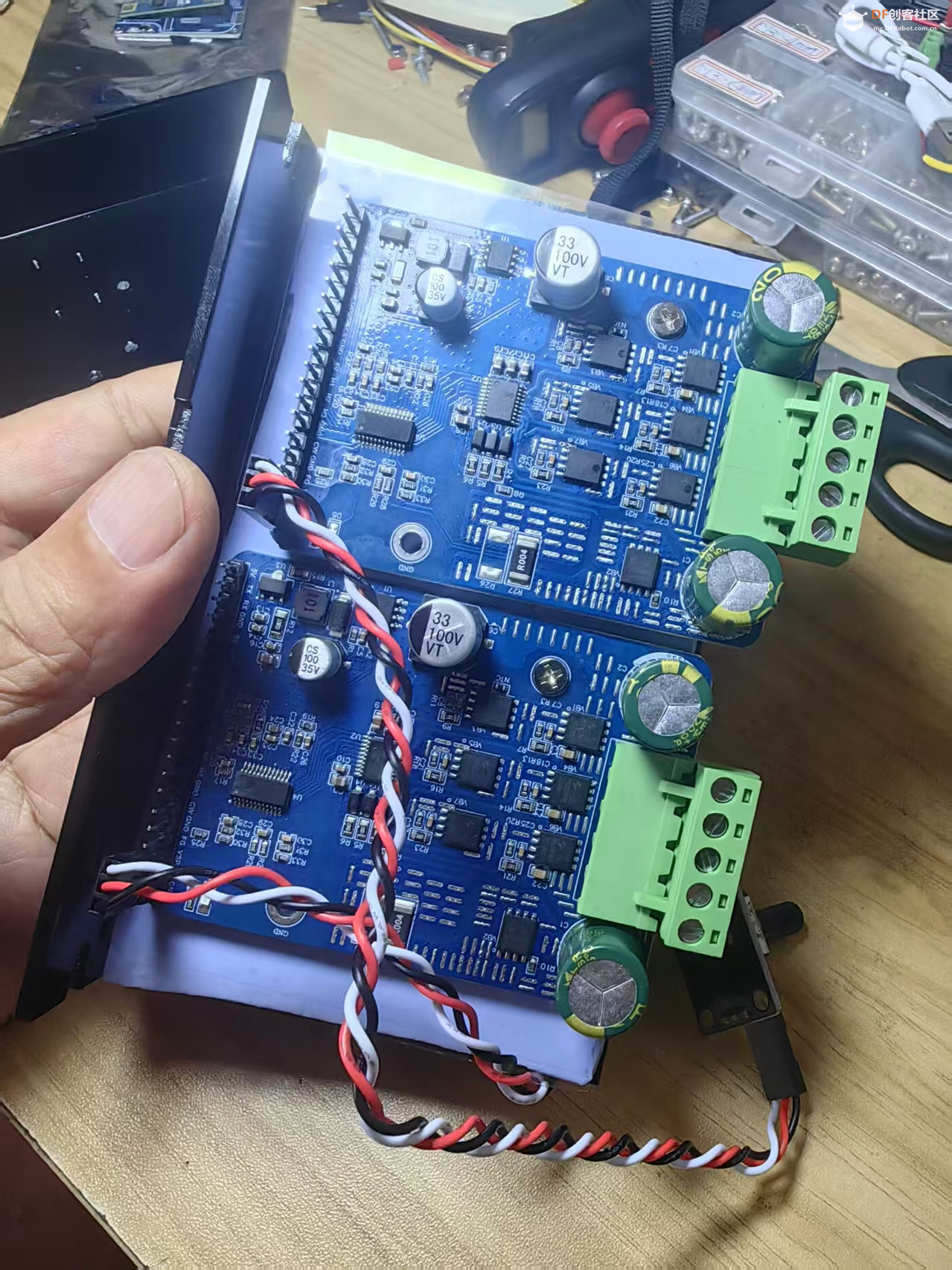 【花雕动手做】无刷有霍尔 FOC 开发板 1600W 驱动控制器图2