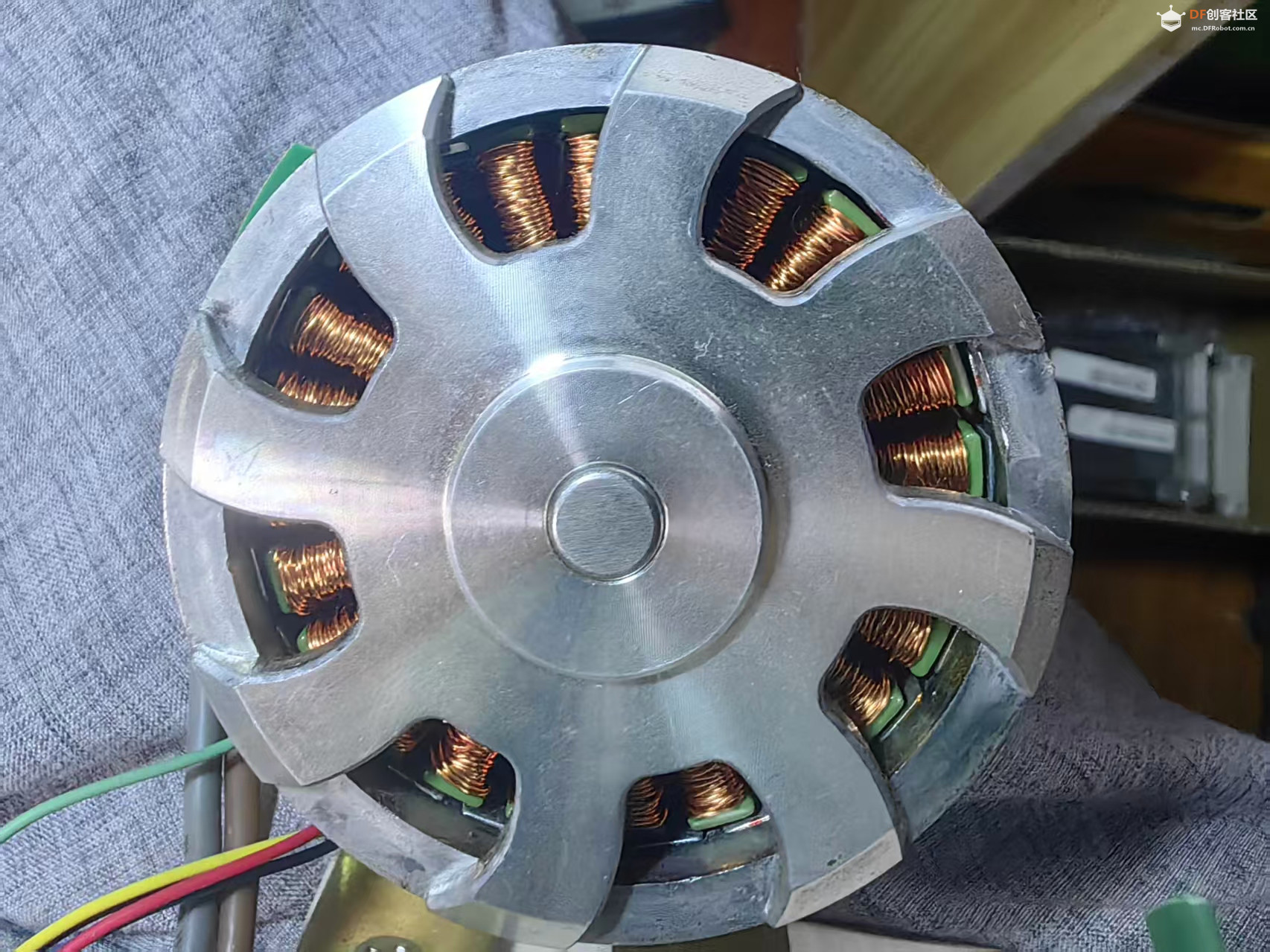 【花雕动手做】NICHIBO BL65E33S 有感 24V 外转子三相无刷...图2