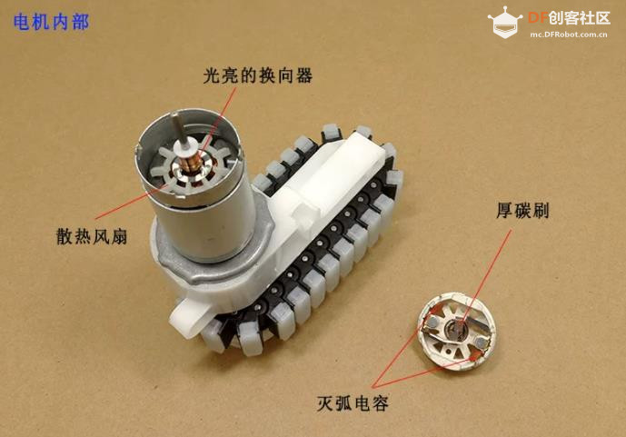 【花雕动手做】12V 金属减速电机履带驱动行走单元模组图2