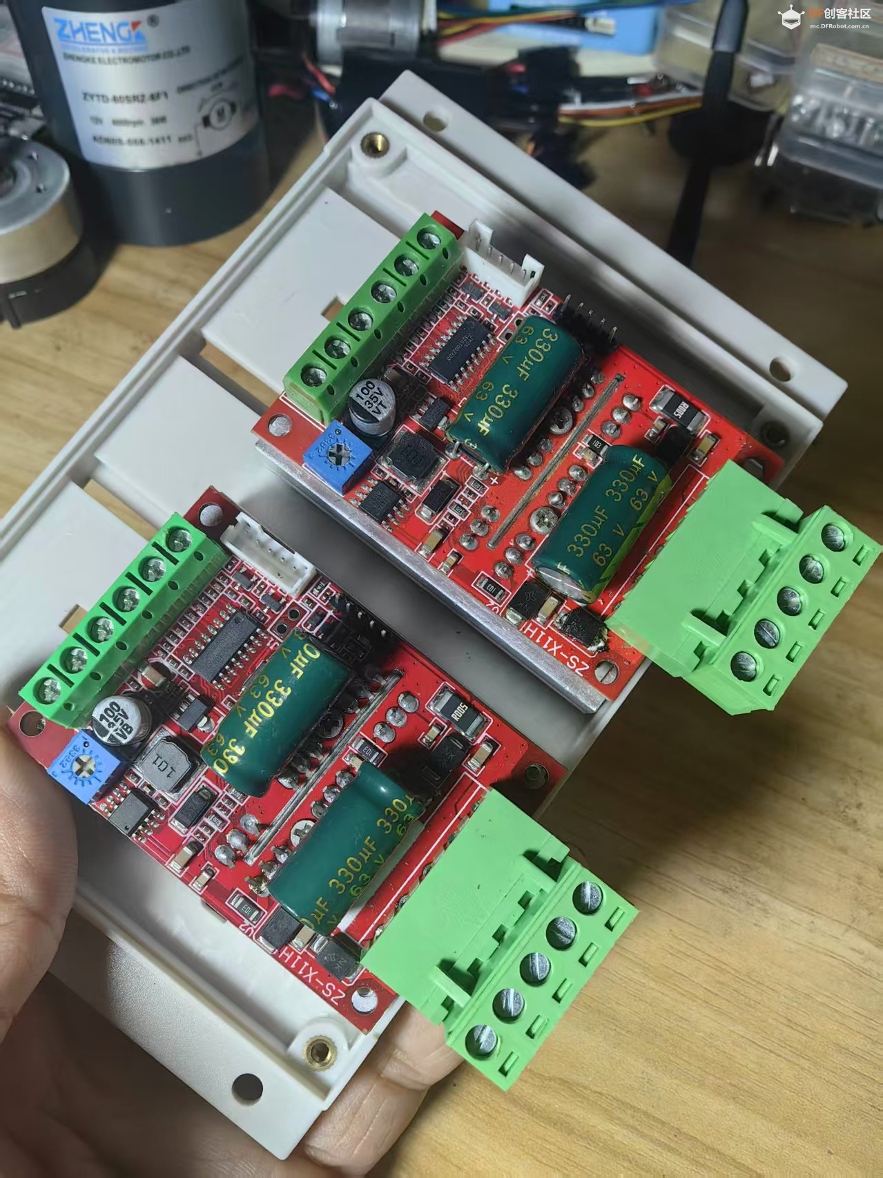 【花雕动手做】6.5寸轮毂电机方案：50V380W有霍尔控制板图2