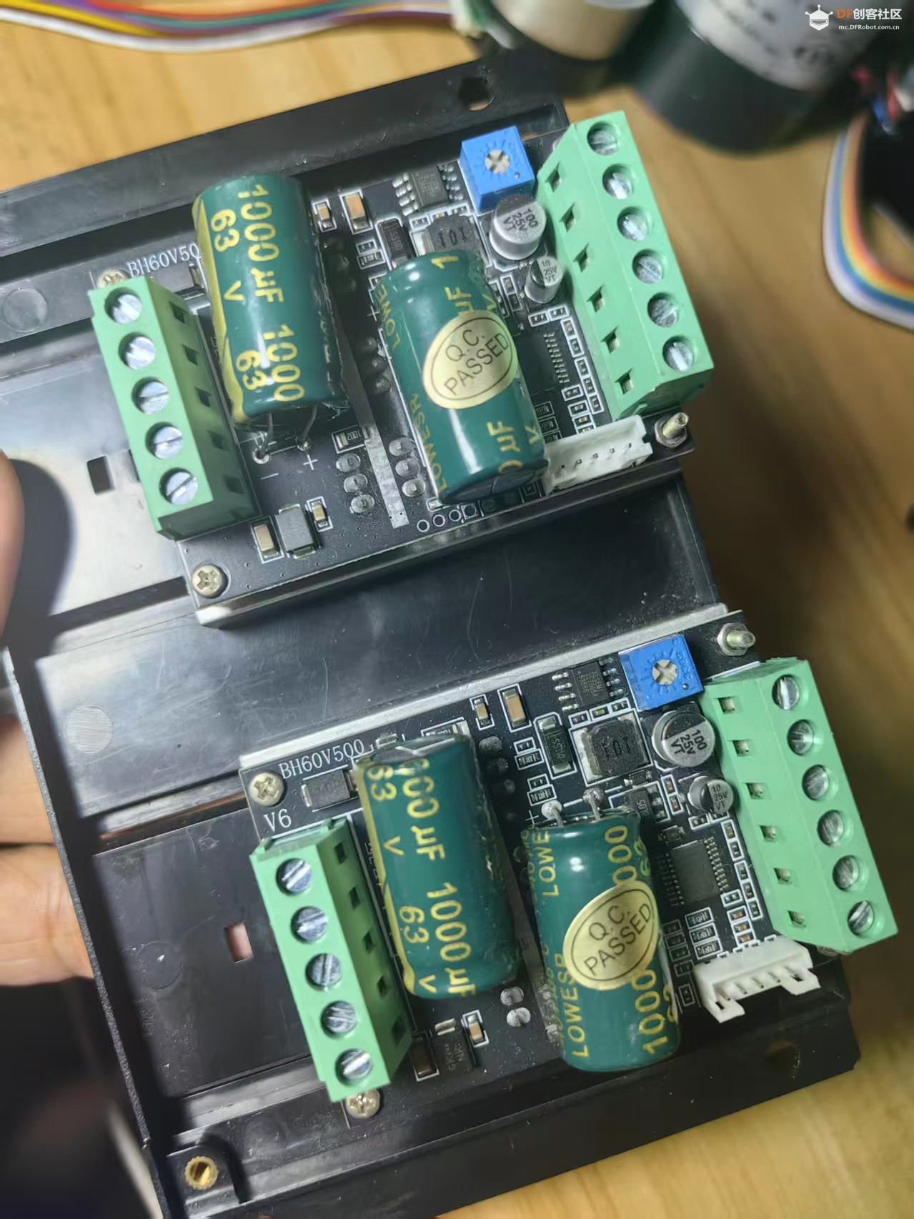 【花雕动手做】黑版 60V500W 大功率有霍尔无刷电机驱动板图1