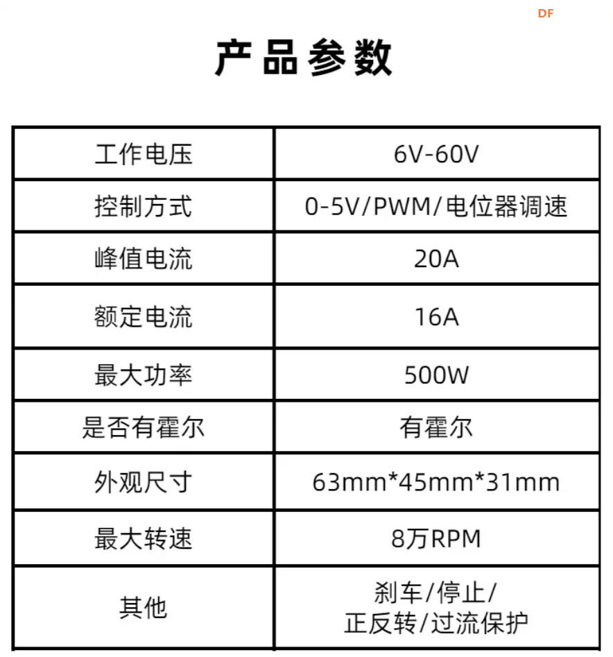【花雕动手做】黑版 60V500W 大功率有霍尔无刷电机驱动板图2