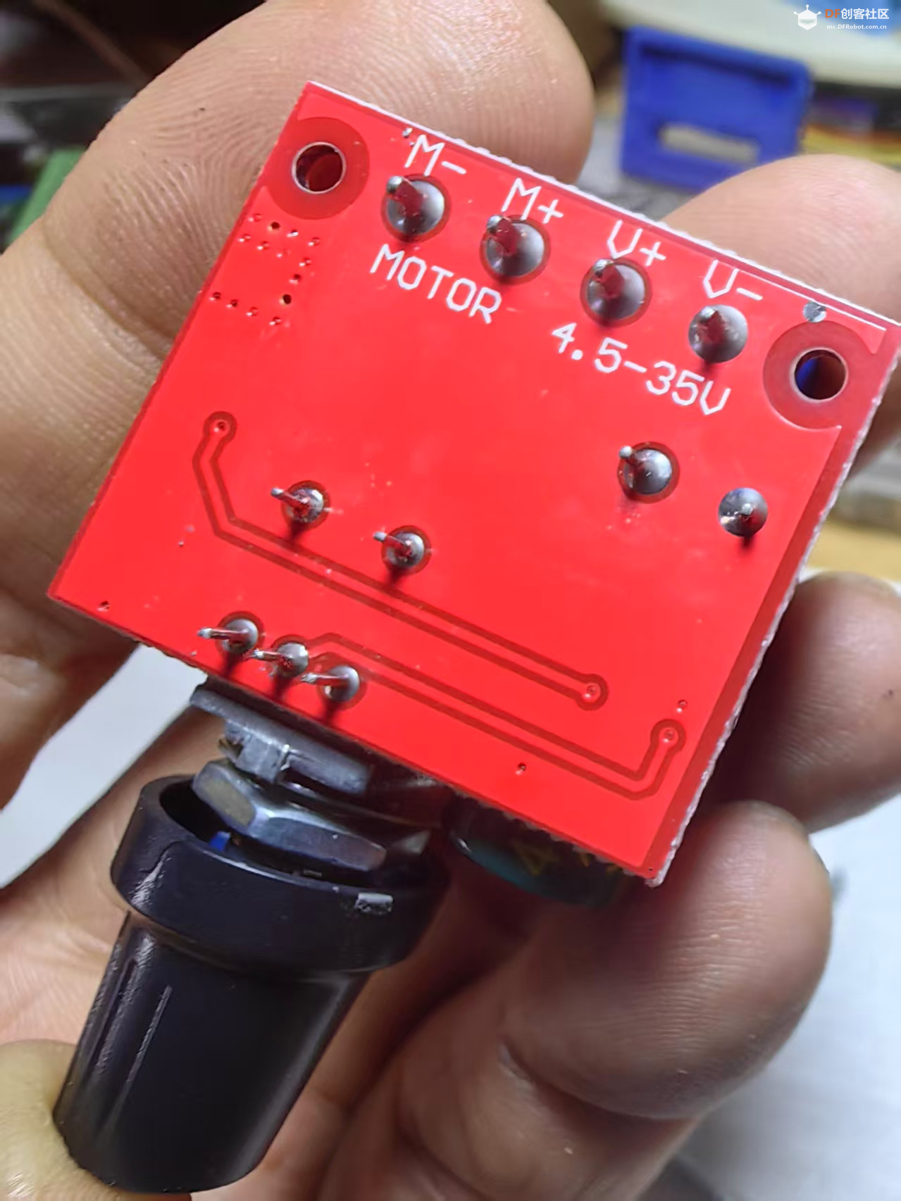 【花雕动手做】PWM 直流电机 90W 调速器 5-35V 开关功能板图2