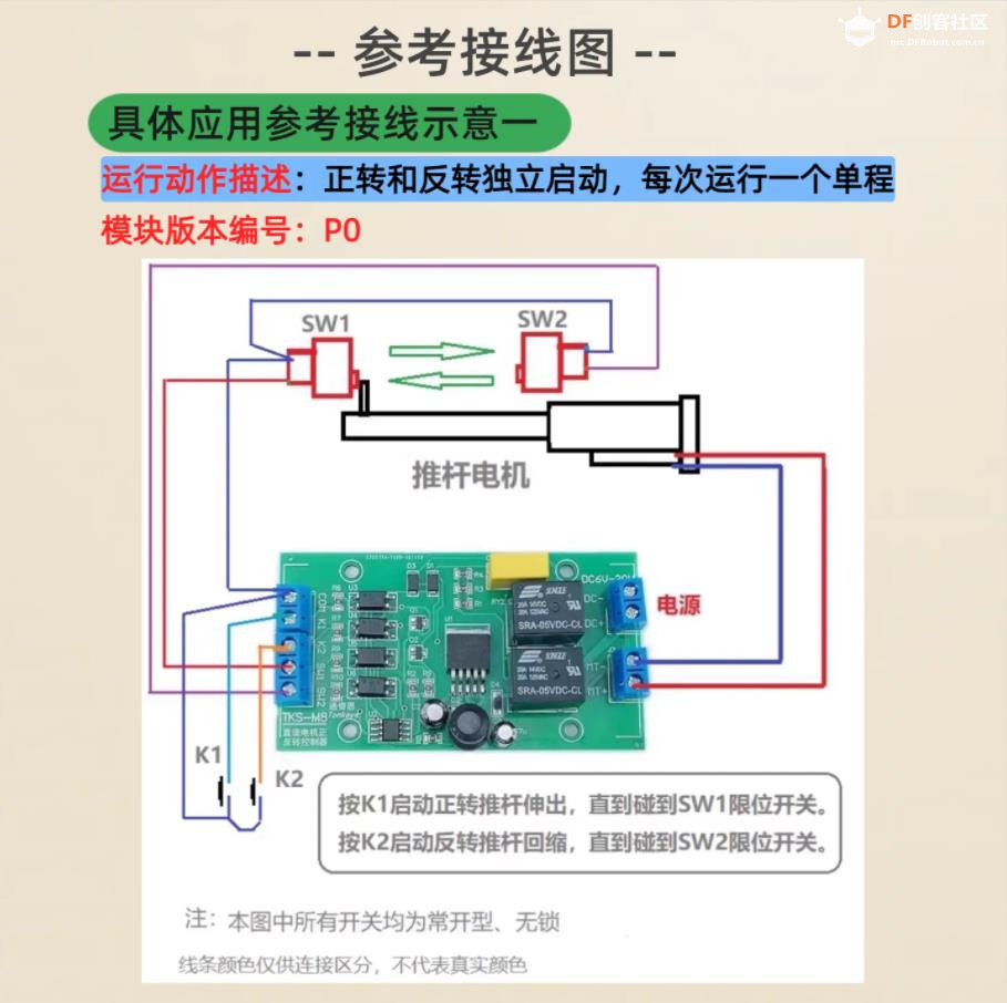 【花雕动手做】电机正反转 20A开关 6V-36V 宽电压驱动模块图1
