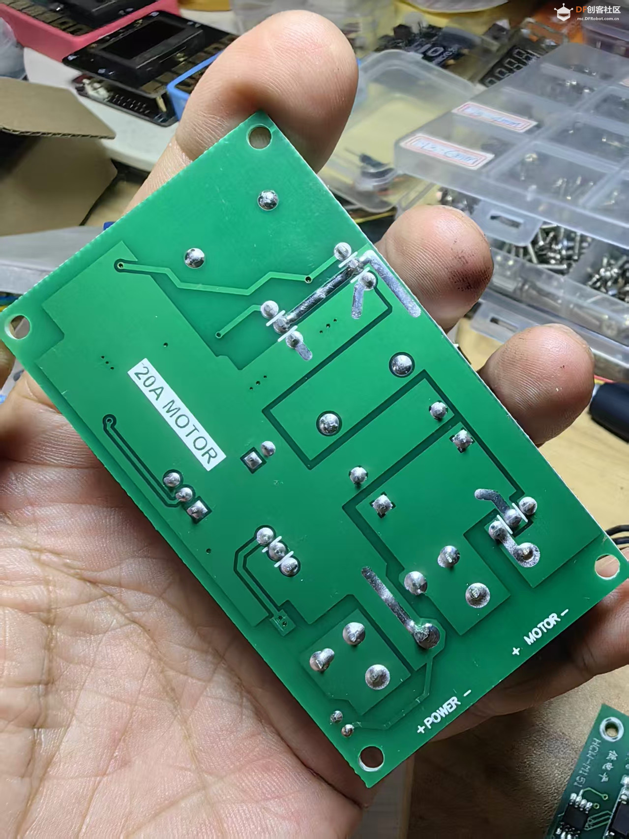 【花雕动手做】9-60V 大功率驱动模块 PWM 控制器20A调流器图2