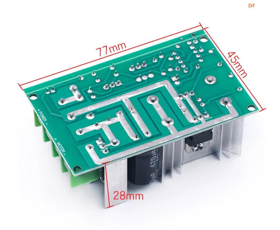 【花雕动手做】9-60V 大功率驱动模块 PWM 控制器20A调流器图2