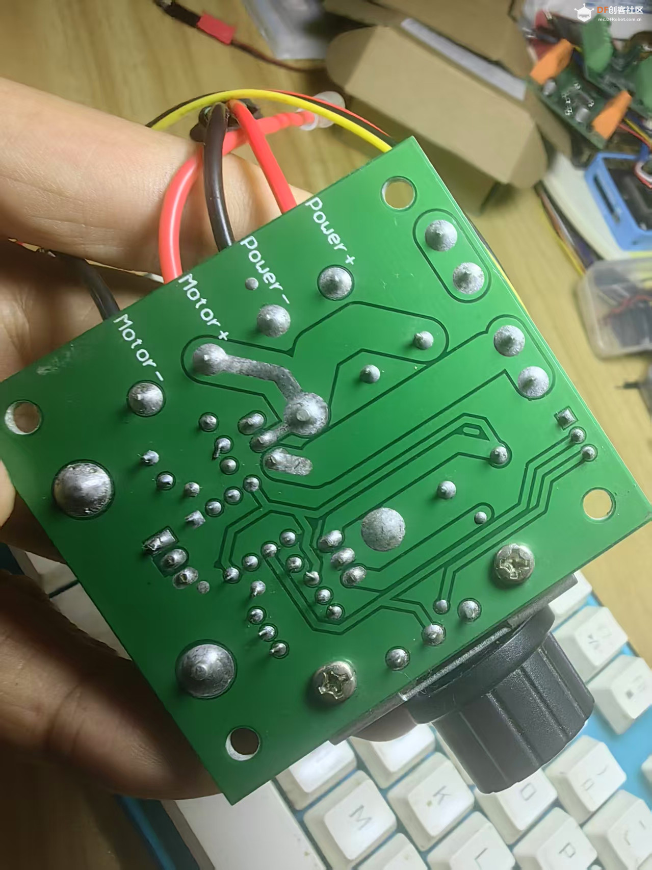 【花雕动手做】12V-40V 10A 无级变速 PWM 直流电机调速器图3