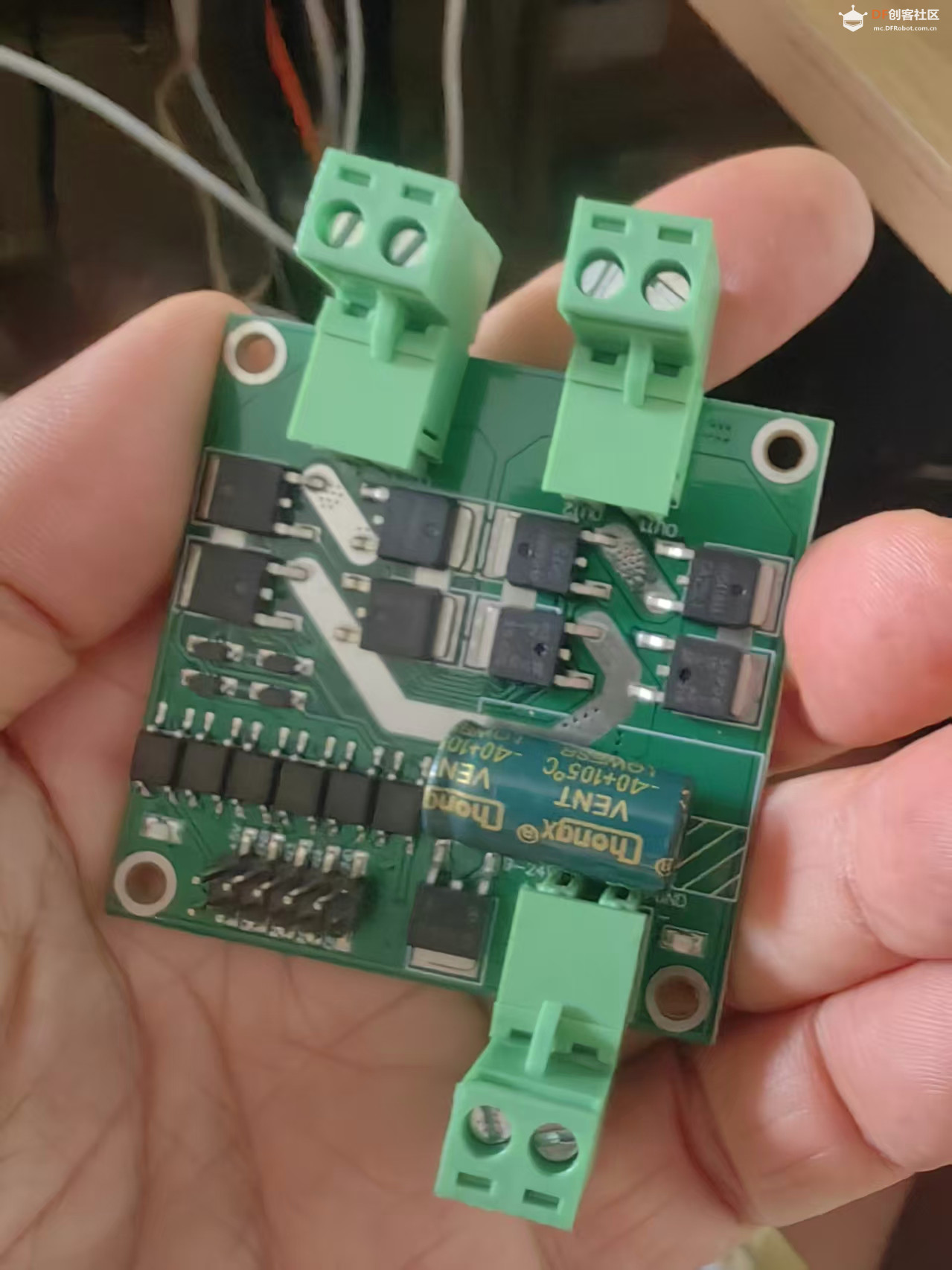 【花雕动手做】DRI0041 12-24V 7A 160W 双路直流电机驱动模块图1