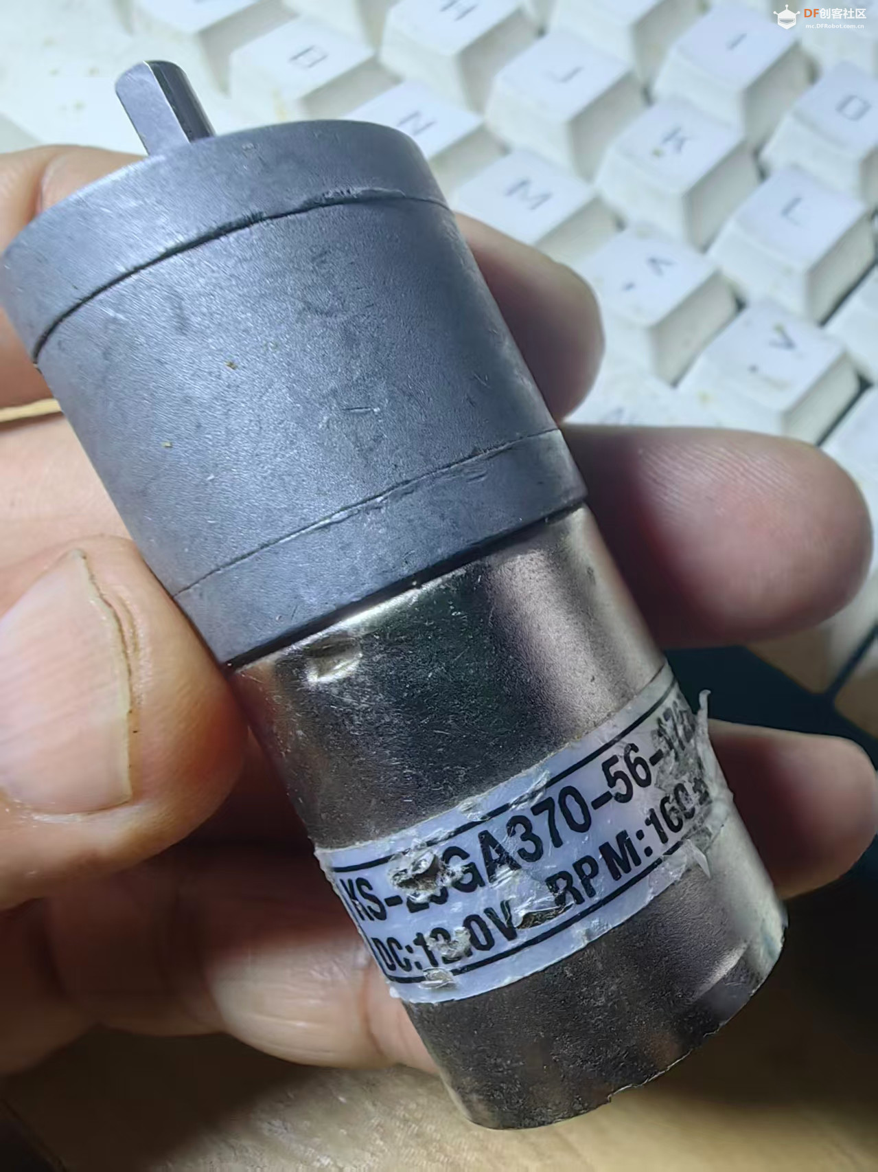 【花雕动手做】全金属齿轮 DC12V 160 转 370 直流减速电机图2