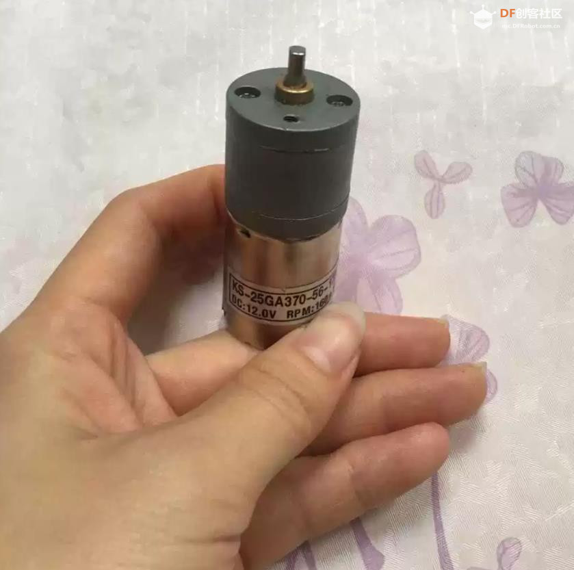 【花雕动手做】全金属齿轮 DC12V 160 转 370 直流减速电机图2