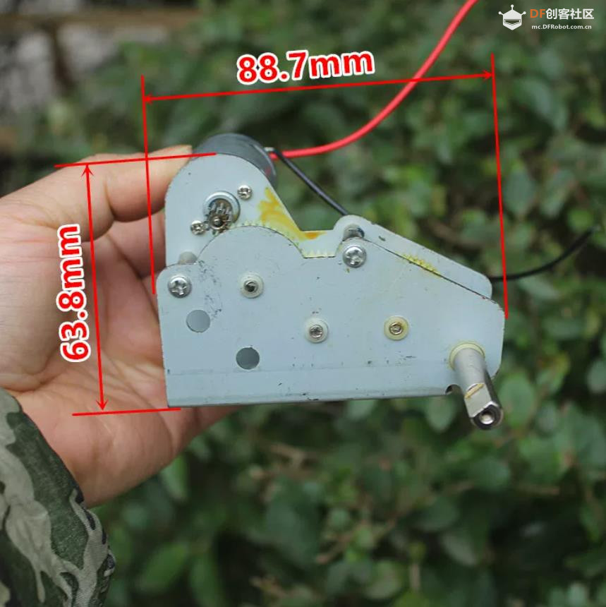【花雕动手做】坦克波箱齿轮 7.4V 减速电机 DIY 动力模组图2