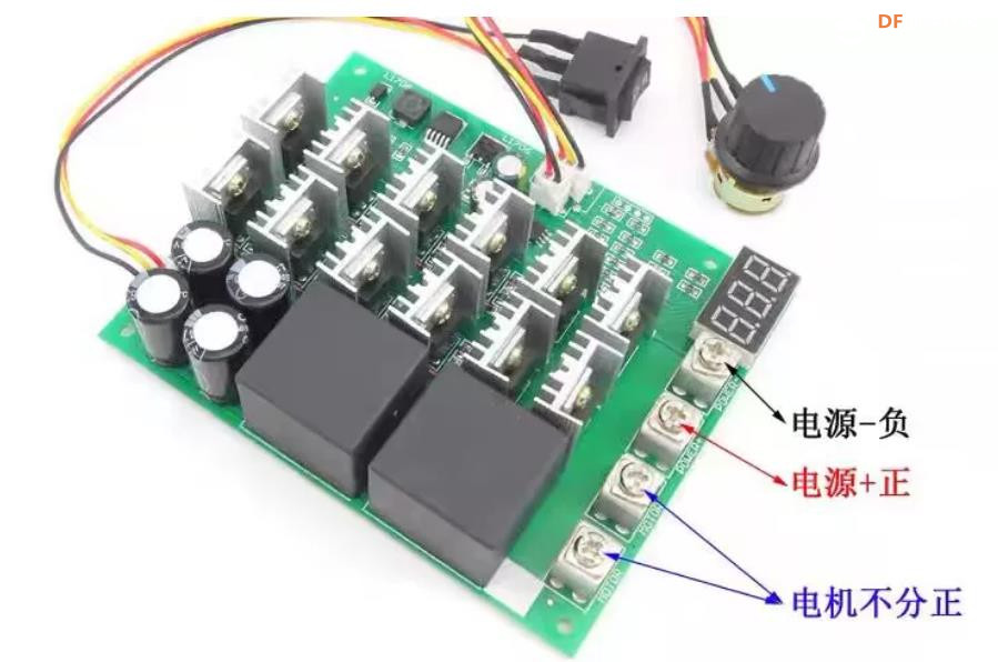 【花雕动手做】10-55V60A大功率直流电机调速器PWM无极变速图2