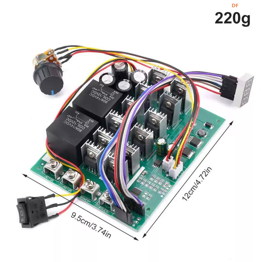 【花雕动手做】10-55V60A大功率直流电机调速器PWM无极变速图1